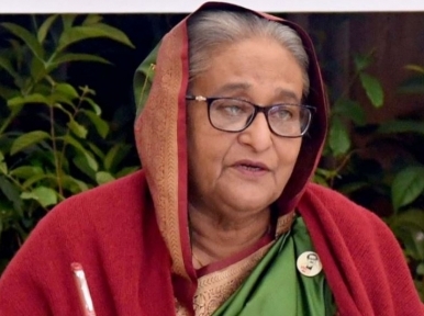 Happy journey on development highway only if we win against hunger and poverty: PM Hasina